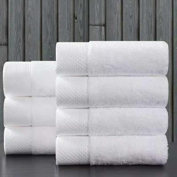 400gsm 70x140cm Hotel White Cotton Bath Towel Home Bathroom Accessories