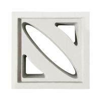 Briques creuses blanches en béton pour mur de jardin 20*20cm