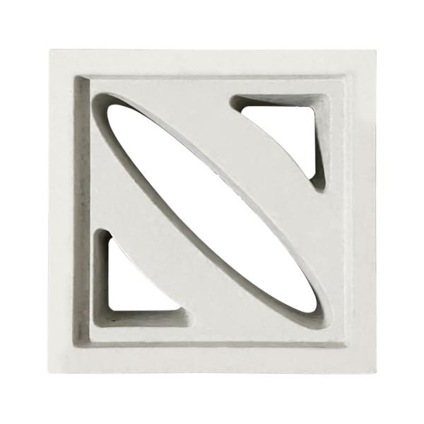 Briques creuses blanches en béton pour mur de jardin 20*20cm