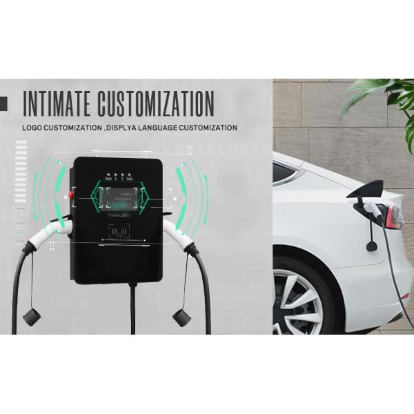 Type fixé au mur rapide de la station de charge à C.A. de la CE EV 22kw*2 - 2