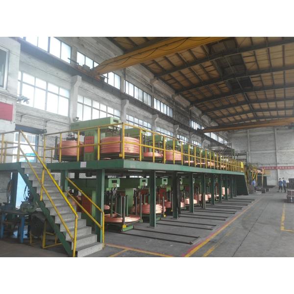 Copper Rod 6mm-60mm Wire And Cable Machinery  , Upward Casting Machine