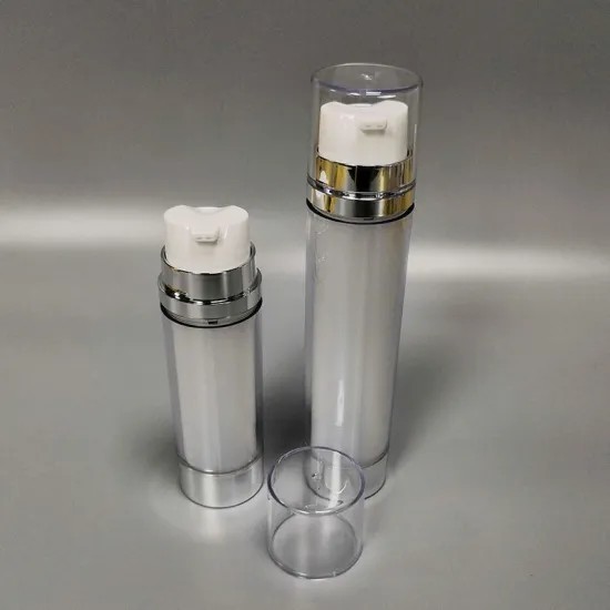JL-LB315B 20ml×2 30ml×2 HDPE Dual Chamber Bottle  Lotion With Single Actuator Double Nozzle