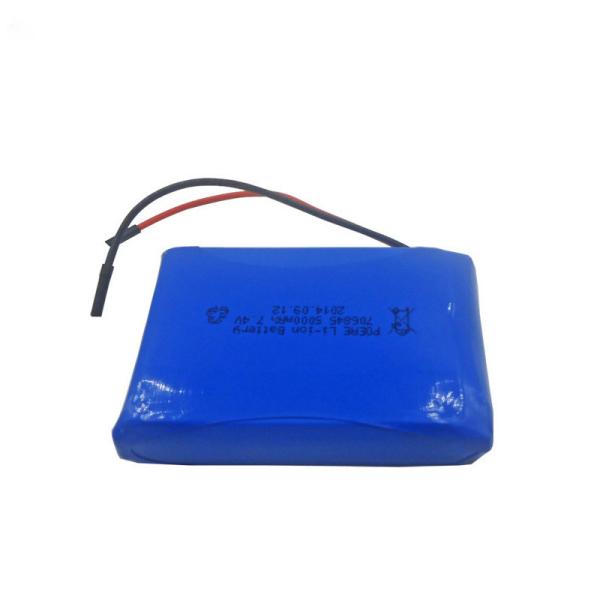 IEC62133 Certified | Custom Size Battery 5000mAh 7.4 Volt Lithium Ion Polymer Battery for GPS Tracker Battery | ROHS Compliant Made in China