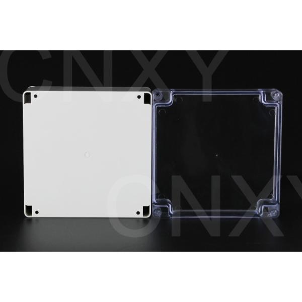 Grey Plastic Junction Box Hole Drilling Chemical Resistance RoHS Approved