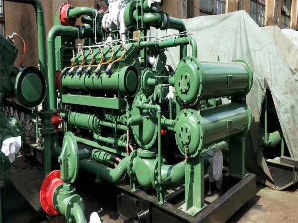 SHENGLI OIL SHENGDONG BRAND 500KW natural gas generator in KZ Generator set model: 500GJ1-PwT-ESM3 Engine model: T