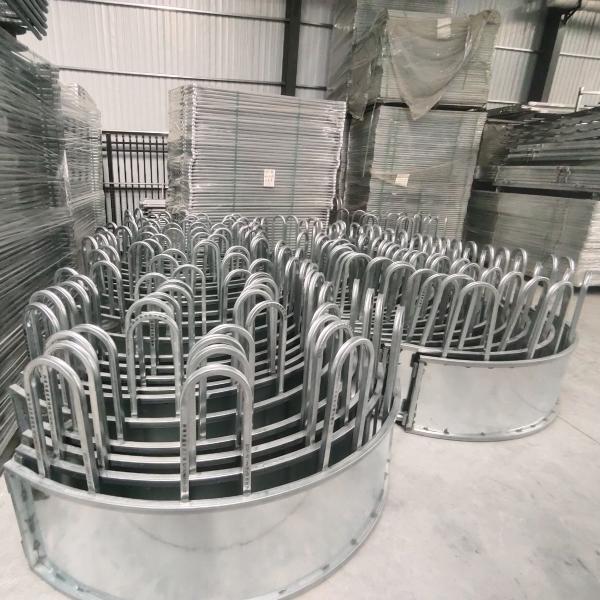 Animal Cattle / Sheep / Horse Round Metal Hay Feeder Livestock