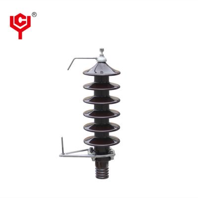 Bucha cerâmica dos isoladores da linha elétrica 12-24-36KV com para-raios