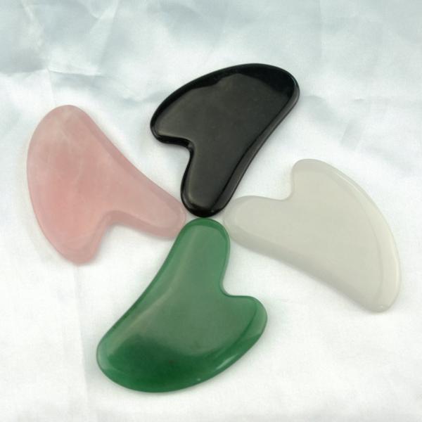 Ferramenta antienvelhecimento de Rose Gua Sha Natural Lifting da placa de Gua Sha do corpo do rosa