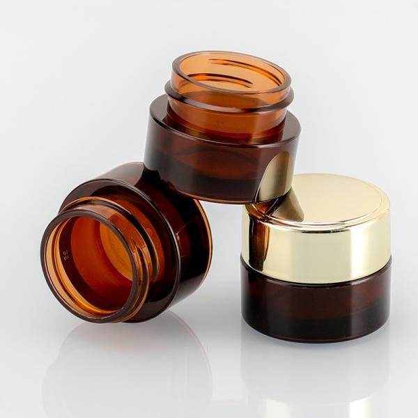 10g Brown Gold Cover Single Layer Eye Cream Essence Cosmetic Packaging Container