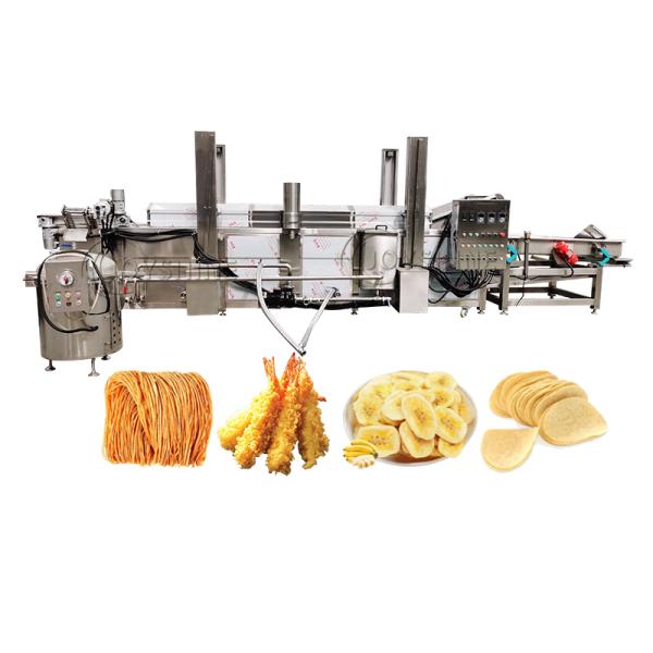 100kg/h Double Tanks Industrial Potato Frying Machine Deep Fryer for Restaurant