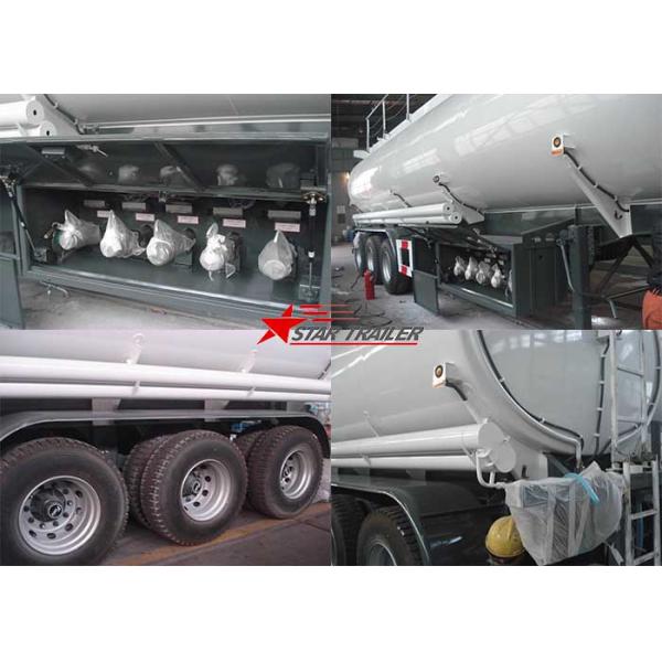 Carbon Steel Liquid Tank Semi Trailer Petroleum Products Transporting