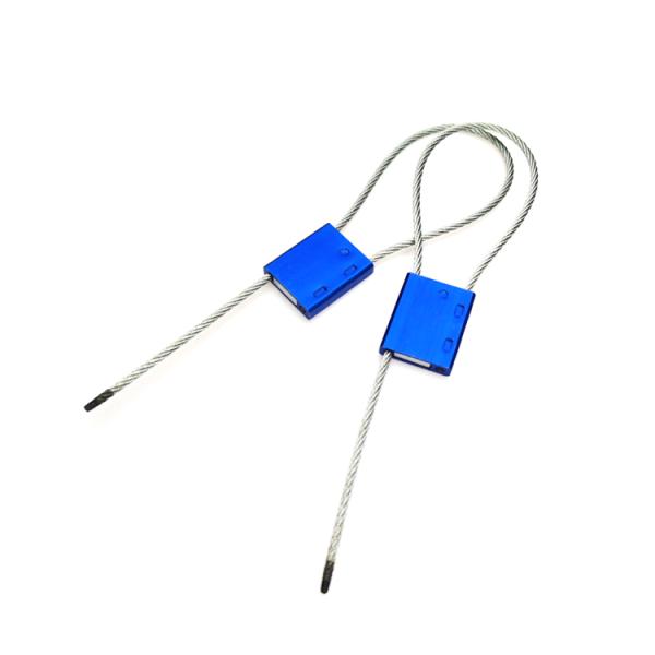 US-CC251 Aluminium Cable Security Seals Pull Tight Locking Mechanism For Containers