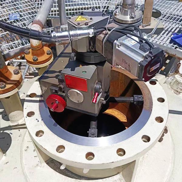 Compact Flange Facer Machine ID herramienta montada para las bridas de 4,72-27,56 pulgadas