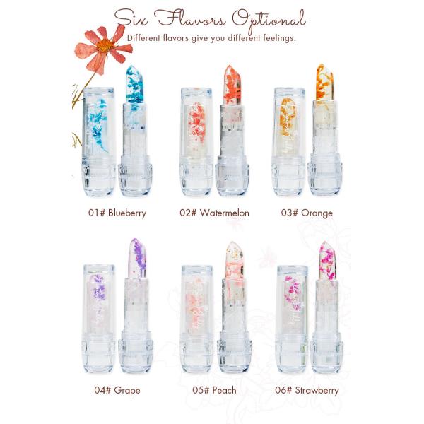 Crystal Jelly Flower Moisturizer Lip Balm