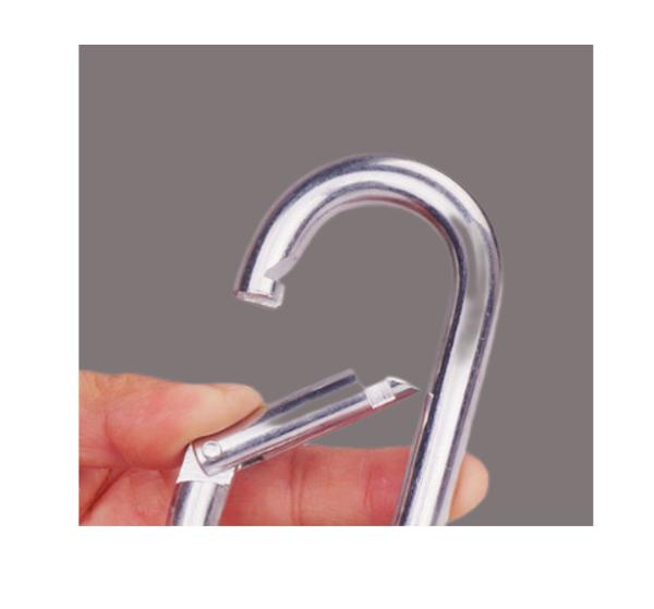 Stainless Steel 304 Polishing Steel Snap Hook Zinc Plated Straight Snap Hook Carabiner