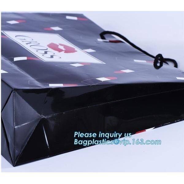luxury white sachets iridescent paper bag,China Printing Manufacture Luxury twisted paper handle bag, bagplastics, packa