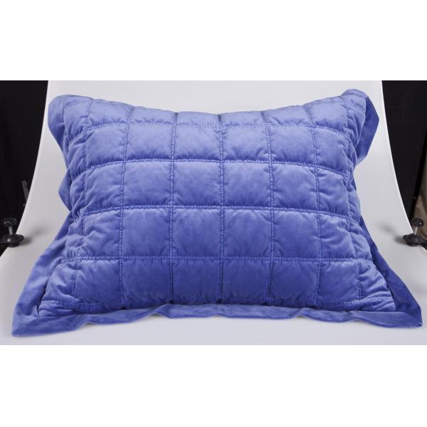 Solid Velvet Quilted Coverlet And Shams 3 Pcs Twin / Queen / King Size