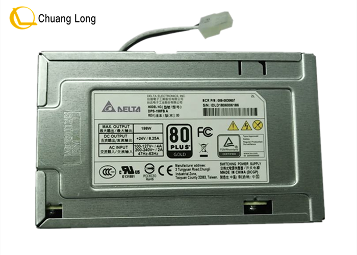 ATM Machine Parts NCR Power Supply 24V 198W 0090030607 009-0030607