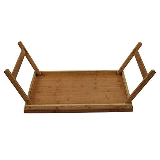 wood rectangle brown white solid tea coffee extra large wood serving tray