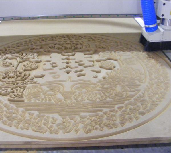 Wood kitchen cnc router machine with 4'x8' work area Mach 3 controlling system  TYE-1325