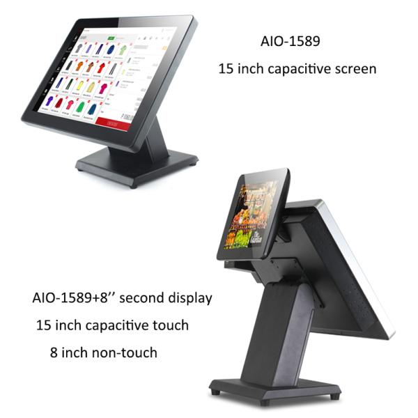 VFD Display PCAP Touch Windows POS System 1024x768 All In One Pos System