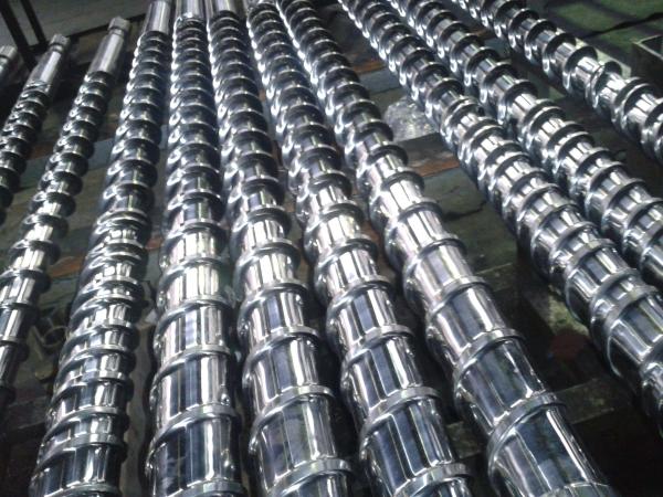 PE Pipe High Output Single Extruder Screws And Barrels