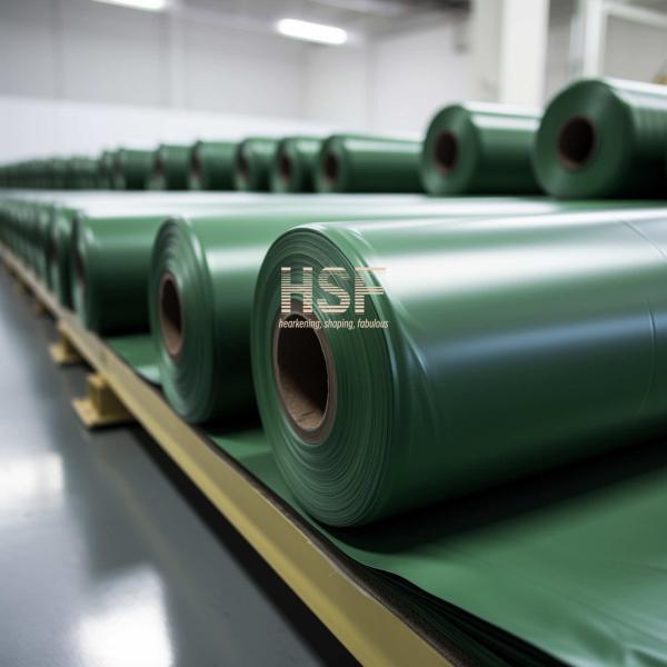 80 микронов непрозрачная темно-зеленая пленка из полиэтилена высокой плотности для промышленной упаковки