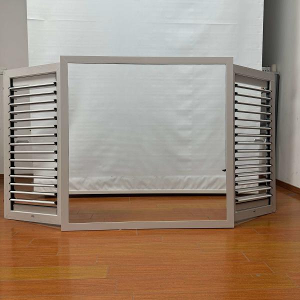 Aluminum Casement shutter Windows high quality ventilation products