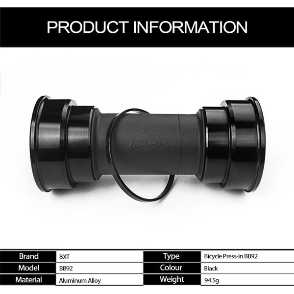 Aluminum Alloy Cycle Spare Parts Road Mountain Bike Bottom Bracket BB92