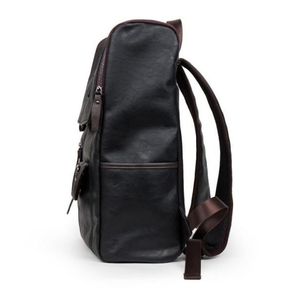 M new winter pu leather shoulder bag backpack student book bags European and American fashion retro casual
