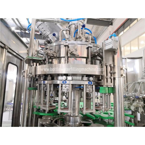 Rinser Filler Cacpper 1000bph Glass Milk Bottle Soda Filling Machine