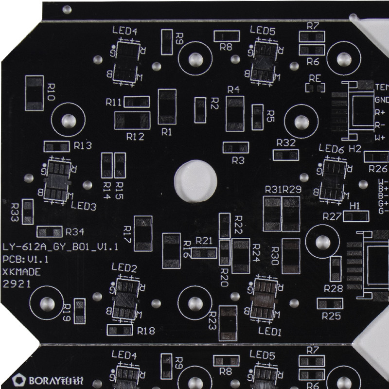 Обслуживания собрания Pcb быстрых прототипов Pcb поворота одетые одиночные, который встали на сторону PCB СИД алюминиевого