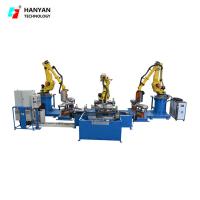 Heavy Duty Vehicle Fuel Tank Welding Machine Customizable Arc Welding Robot Station