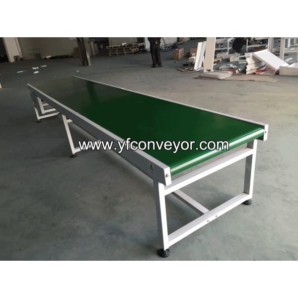 2m Wide Widening White Belt Conveyor for Solar Panels