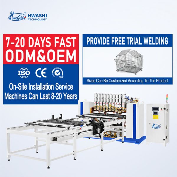 Cantilever Type Wire Mesh Welding Machine with Double-Layer Feeder and 3000mm Effective Welding Length