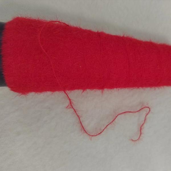 1.3cm Nm13 Dyed Nylon Feather Yarn Imitate Mink Yarn For Knitting Socks,Sweaters,Fabrics