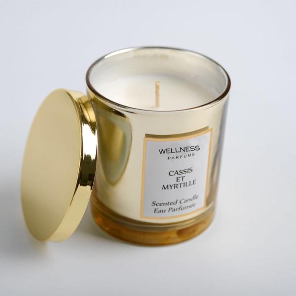 Custom High End Home Scented Candles in Glass Jar with Lid Soy Wax