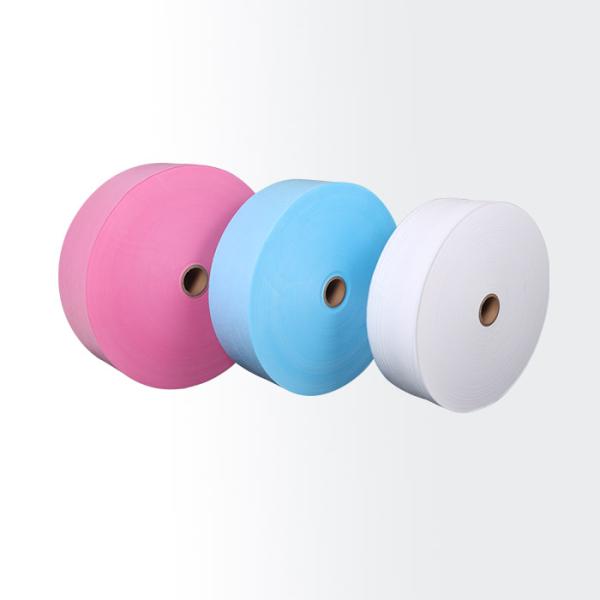 Colorful Soft PP Spunbond 3ply Face Mask Non Woven Fabric For Medical Products