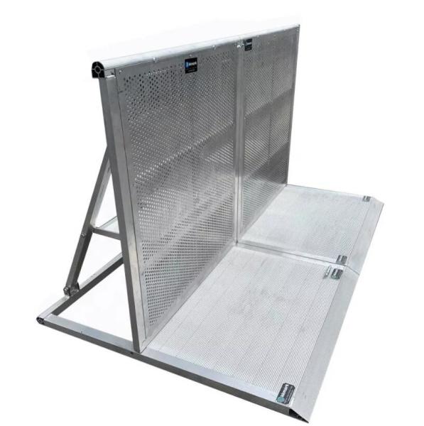 1.22*1*1.22m aluminum crowd control barriers for event mojo barriers