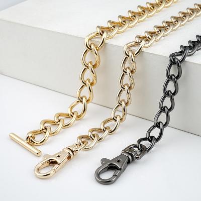 Handbag Metal Chain Eco Friendly Gold Plated Leather Bag Decorative Hardware Thick Chain
