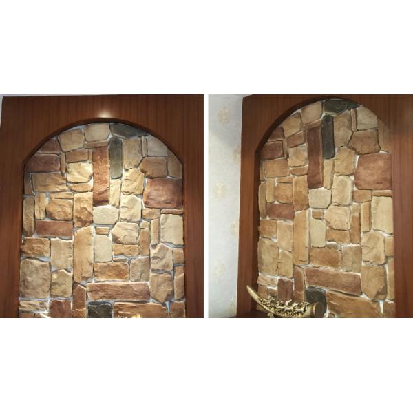 Кирпич камня Faux украшения дома лощит случайную ранг AAA