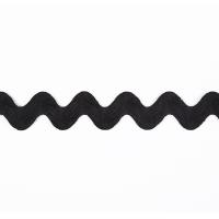 Jumbo preto Rick Rack do algodão 3.5cm de Polyeseter