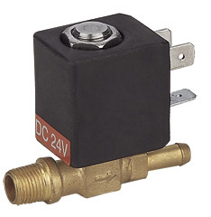 Двухсторонний клапан соленоида машины кофе, жидкостный клапан соленоида 1/8" 12В