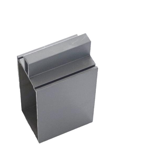 T3-T8 Aluminium Shower Wall Profiles Frame Extrusions Facade Rail Track