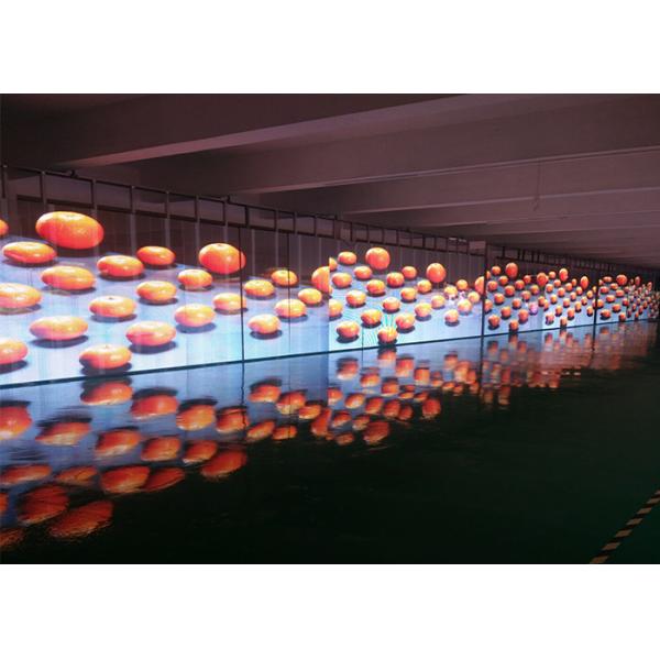 Дисплей СИД 500x1000mm техника HD крытый прозрачный стеклянный 3500cd/M2