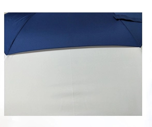best oversized Vent Design Blue Double Layer Golf Umbrella With 8 Ribs For Promotional for sale
