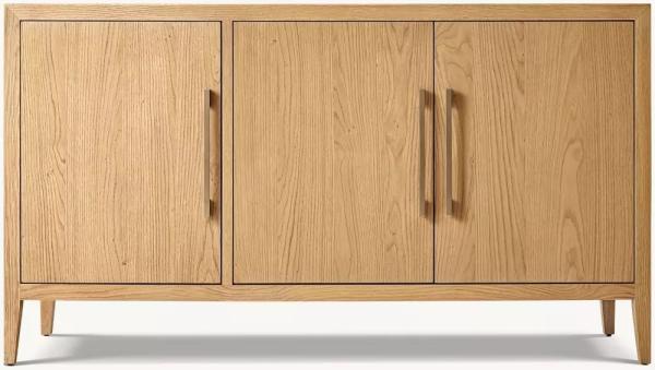 Modern Bedroom Console Table Furniture With Walnut Finish And Roller Shutter Door Cabinet