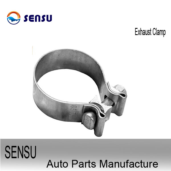 High Tension SS201 Stainless Steel Exhaust Pipe Clamp 1.50inch Easy Insullation