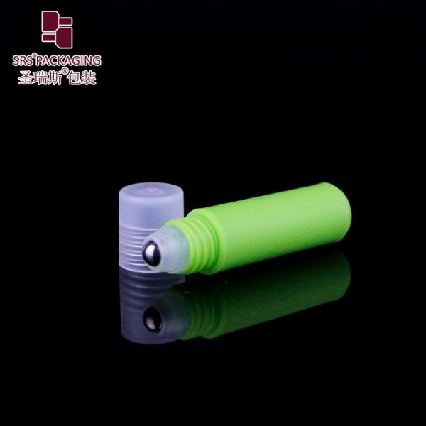 Eco Friendly PP Roll On Bottle White Screw Cap Stainless Steel Roll On Container Customization Available For