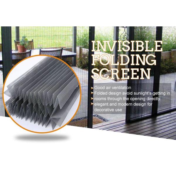 Polyester Fiberglass Window Pleated Mosquito Mesh 14mm 15mm 16mm 18mm 20mm